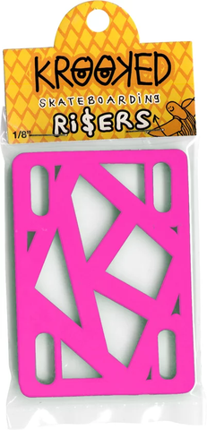 Krooked Hot Pink 1/4'' Risers