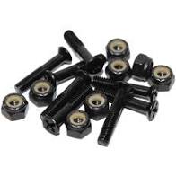 Skateboard Hardware Black -8 pack