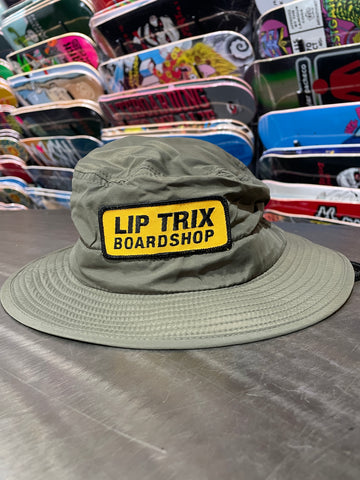 Lip Trix Patch Bucket Hat - Forest Green